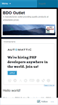 Mobile Screenshot of bdooutlet.wordpress.com