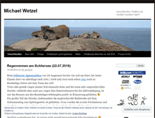 Tablet Screenshot of michaelwetzel.wordpress.com