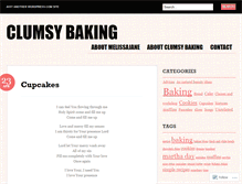 Tablet Screenshot of clumsybaking.wordpress.com