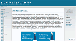 Desktop Screenshot of cidadeladafilosofia.wordpress.com
