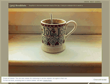 Tablet Screenshot of onebreakfastaday.wordpress.com