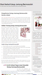 Mobile Screenshot of obatherbalketupjantungbermasalah.wordpress.com