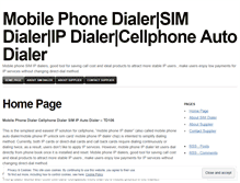 Tablet Screenshot of mobilephonesimdialer.wordpress.com