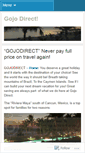 Mobile Screenshot of gojodirect.wordpress.com