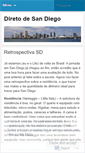 Mobile Screenshot of diretodesandiego.wordpress.com