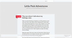 Desktop Screenshot of littlepinkadventures.wordpress.com