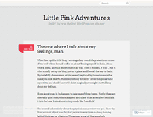 Tablet Screenshot of littlepinkadventures.wordpress.com