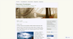 Desktop Screenshot of ciklamenvendeghaz.wordpress.com