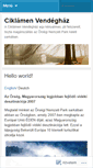 Mobile Screenshot of ciklamenvendeghaz.wordpress.com
