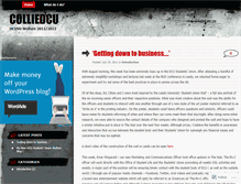 Tablet Screenshot of colliedcu.wordpress.com