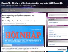 Tablet Screenshot of muaban24vn.wordpress.com