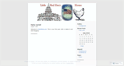 Desktop Screenshot of littleredhenhouse.wordpress.com