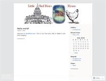 Tablet Screenshot of littleredhenhouse.wordpress.com