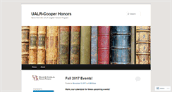 Desktop Screenshot of cooperhonors.wordpress.com
