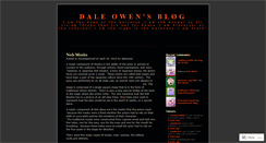 Desktop Screenshot of daleowen.wordpress.com