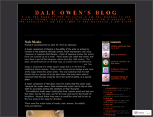 Tablet Screenshot of daleowen.wordpress.com