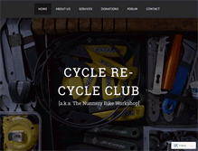 Tablet Screenshot of bikeclub.wordpress.com