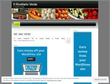 Tablet Screenshot of ilricettarioverde.wordpress.com
