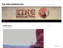 Tablet Screenshot of kingbarracuda.wordpress.com