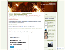 Tablet Screenshot of apfelblitz.wordpress.com