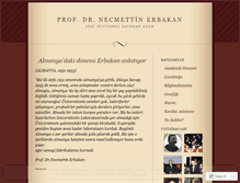 Tablet Screenshot of erbakan.wordpress.com