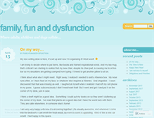 Tablet Screenshot of familyfunanddysfunction.wordpress.com