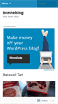 Mobile Screenshot of bonneblog.wordpress.com