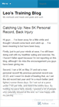 Mobile Screenshot of leoruns.wordpress.com