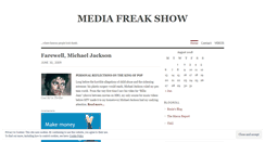 Desktop Screenshot of mediafreak.wordpress.com