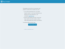 Tablet Screenshot of apegolacteo.wordpress.com