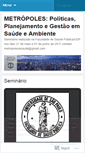 Mobile Screenshot of metropolesesaude.wordpress.com