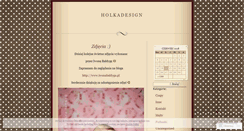 Desktop Screenshot of holkadesign.wordpress.com