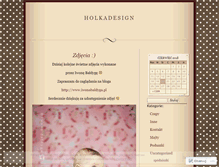 Tablet Screenshot of holkadesign.wordpress.com