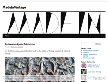 Tablet Screenshot of madeinvintage.wordpress.com