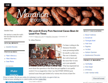 Tablet Screenshot of maranonchocolate.wordpress.com