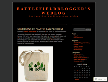 Tablet Screenshot of battlefieldblogger.wordpress.com