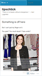 Mobile Screenshot of lipschtick.wordpress.com