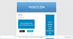 Desktop Screenshot of imelda74.wordpress.com