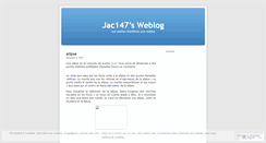 Desktop Screenshot of jac147.wordpress.com