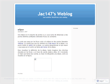 Tablet Screenshot of jac147.wordpress.com