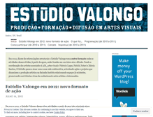 Tablet Screenshot of estudiovalongo.wordpress.com