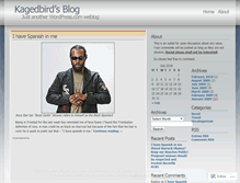 Tablet Screenshot of kagedbird.wordpress.com