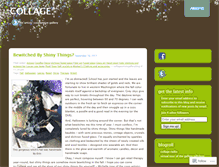 Tablet Screenshot of collageartistsgalleryblog.wordpress.com