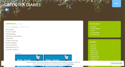 Desktop Screenshot of greenteadiaries.wordpress.com