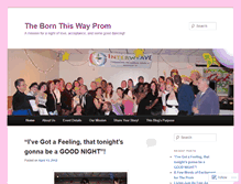 Tablet Screenshot of bornthiswayprom.wordpress.com