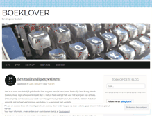 Tablet Screenshot of boeklover.wordpress.com