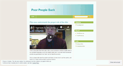 Desktop Screenshot of poorpeoplesuck.wordpress.com