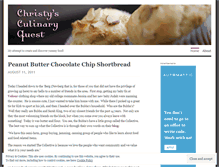 Tablet Screenshot of culinaryquest.wordpress.com