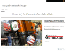 Tablet Screenshot of maquinariachicago.wordpress.com