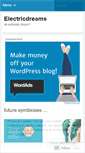 Mobile Screenshot of electricdream.wordpress.com